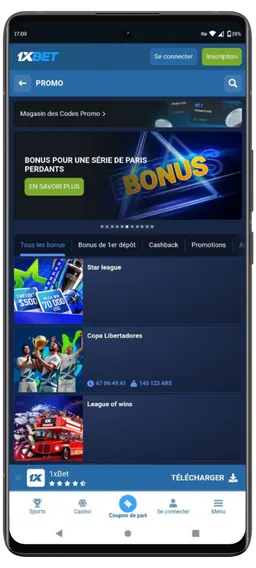 Mode crash 1xBet
